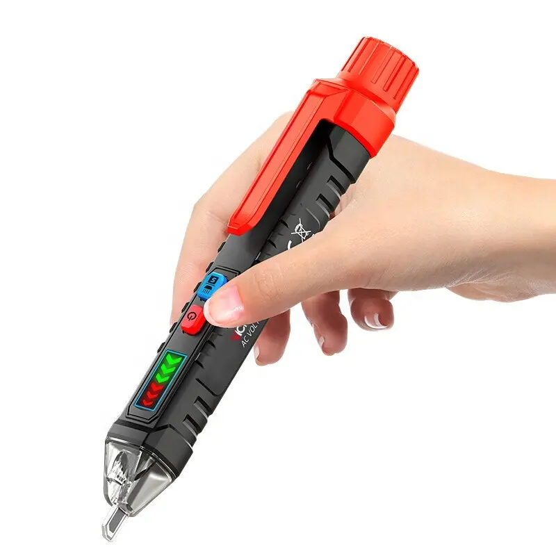 Бесконтактный карандаш-индикатор напряжения VICTOR 11, светодиодный карандаш с автоматической индукцией, высокой и низкой чувствительностью 12 В/48 В-1000 В, определение нулевой живой линии