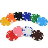 Casino ABS Poker Chip Texas Hold'em Poker Metall münzen Set Poker Zubehör