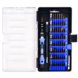 Weeks 61 In 1 <b>Screwdriver</b> <b>Set</b> S2 Steel Magnetic <b>Bits</b> For Mobile Phone Repair Tools With Colored Handle - Product Image 4
