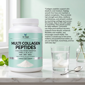 Poudre de peptides de collagène hydrolysé OEM/ODM à marque privée 300G – Favorise l'élasticité de la peau, la santé des cheveux, des ongles et des articulations - Product Image 3