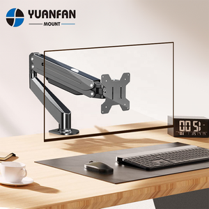 MD8 17 "-32" 10kg <span class=keywords><strong>Bras</strong></span> de moniteur simple à ressort à gaz économique <span class=keywords><strong>Support</strong></span> de bureau <span class=keywords><strong>Support</strong></span> d'écran de moniteur noir <span class=keywords><strong>Support</strong></span> pour <span class=keywords><strong>ordinateur</strong></span> <span class=keywords><strong>Support</strong></span> VESA - Product Image 1