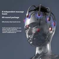 Masseur de tête intelligent automatique en ABS+PP, design tête d'octopus, vente en gros, appareil de massage du cuir chevelu