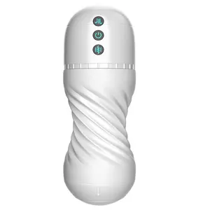 Male full-automatic Yoon Suck airplane cup multi-frequency vibration adult supplies electric male masturbation apparatus