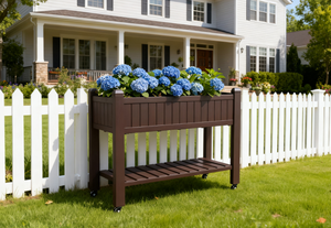Jardinière rectangulaire en plastique lit <span class=keywords><strong>potager</strong></span> surélevé - Product Image 3