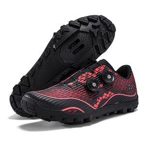 <span class=keywords><strong>Chaussures</strong></span> de VTT tout-terrain à texture serpent, avec double boucle rotative, pour le cyclisme sur gravier, avec emplacements pour clips - Product Image 5