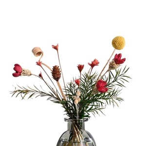 Lujoso difusor de caña con flores secas sin fuego para uso doméstico en la sala de estar-Material de vidrio - Product Image 5