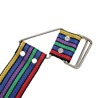 Sangle de bagage renforcée et durable à rayures pour valise de voyage, ceinture de serrage pour chariot de transport