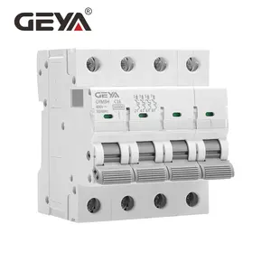 NEW GEYA GYM9H 4Pole MCB 10Ka Mini Circuits MCB Electrical 63A Circuit Breaker Types 230V 400V
