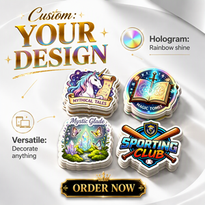 Etiquetas Adhesivas Holográficas con el Nuevo Logotipo de TEDDY, Resistentes al Agua, de Vinilo, con Diseño de Dibujos Animados, Protección UV, para Embalaje - Product Image 1