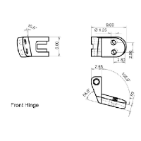 Acetate Flex Hinge for 3D Printing Injection for Wooden <b>Eyeglass</b> Frame <b>Parts</b> - Product Image 4