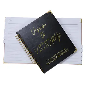 Pianificatori e riviste personalizzati diario in pelle Pu A5 Notebook con copertina rigida con confezione regalo