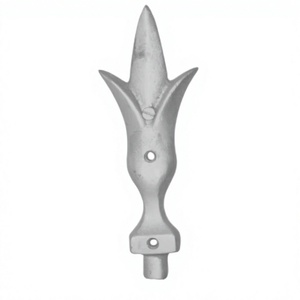 หัวเหล็กดัดรูปหอกสำหรับประตูรั้ว/รั้วสวน รุ่น BM-430 ยี่ห้อ Balaji Metals ขนาด 6 นิ้ว ทำจากเหล็กกล้าคุณภาพสูง แข็งแรง ทนทาน ติดตั้งง่าย - Product Image 3