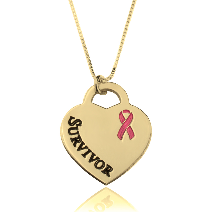 cancer awareness jewelry pvd plated
