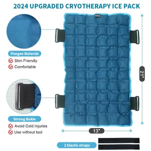 World-bio Large Hot Cold Compress Cryotherapy Ice Pack For Back Leg Knee Back Pain Relief With Straps