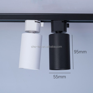 GU10 <span class=keywords><strong>Rail</strong></span> d'éclairage Plafond sur <span class=keywords><strong>rail</strong></span> <span class=keywords><strong>Spot</strong></span> Shell <span class=keywords><strong>Blanc</strong></span> Noir Réglable Boutique <span class=keywords><strong>de</strong></span> détail Boîtier d'éclairage sur <span class=keywords><strong>rail</strong></span> - Product Image 2