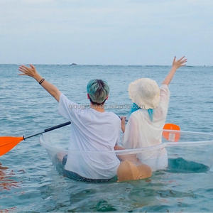 Kayak Transparente QIQU en Oferta, Bote Transparente con Dos Remos para Recorridos Turísticos - Product Image 2