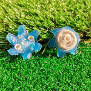 Tacos de <span class=keywords><strong>golf</strong></span> suministrados directamente por el fabricante Nuevos clavos giratorios rápidos blancos y azules Agujero de banda de dientes cortos 2017 - Product Image 3