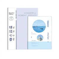Carnet à couverture collée PP, ligné, format A5/B5, idéal pour les essais, le journal intime et les exercices scolaires