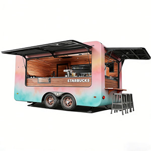 Camión de Comida con Interior de Madera y Toldo Extensible para Servicio al Aire Libre - Product Image 1
