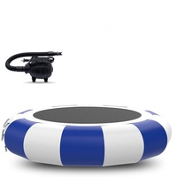 Trampoline aquatique gonflable épaissi et élastique, type hermétique, pour loisirs aquatiques en extérieur