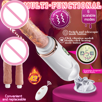 Großer Realistischer Dildo Automatische Sexmaschine für Frauen und Weibliche Masturbation Liebesmaschine Dildo mit Starker Saugkraft