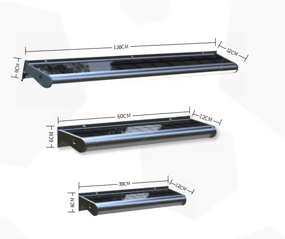 एल्यूमीनियम मिश्र धातु डिजाइन एलईडी विज्ञापन/साइन लैंप आउटडोर के साथ 30 सेमी 60 सेमी 120 सेमी सौर बिलबोर्ड लाइट्स