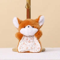 En gros, Porte-clés en peluche anti-stress en forme de mini animal (lapin, renard, raton laveur), compagnon de poche doux, cadeau
