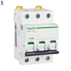 Disjoncteur miniature Acti9 Type B A9f17363, 3 pôles, capacité de coupure 6 kA, 63 A, 400 V AC, série Ic65n - Product Image 1