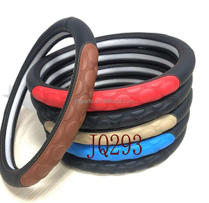 Cuir PU pour <span class=keywords><strong>Peugeot</strong></span> <span class=keywords><strong>208</strong></span> 2012 ~ 2018 couverture de <span class=keywords><strong>volant</strong></span> de voiture nouveau véhicule général quatre saisons - Product Image 5