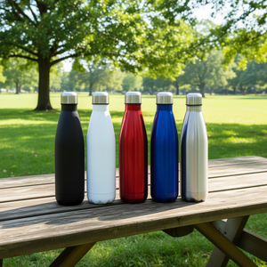 Hipdeer Bouteille de bière en verre durable 16oz avec couvercle en plastique transparent givré et paille, style américain, logo personnalisé pour les fêtes - Product Image 2