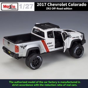 Modèle de <span class=keywords><strong>voiture</strong></span> miniature authentique sous licence <span class=keywords><strong>MaiSto</strong></span>, échelle 1:24, Colorado ZR2 2017, en métal, jouet, ornement, décoration, modèle de pick-up - Product Image 4