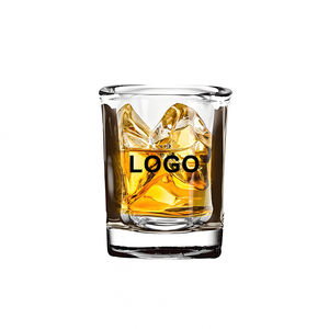 تخفيضات كبيرة على شعار مخصص مربع أو بار حفلات الزفاف مع خصم بالجملة نقش مخصص حار بيع الأواني الزجاجية بهلوان - Product Image 1