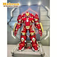 Özelleştirilmiş Büyük Açık Alan Robot/Transformer Serisi Optimus Prime Reçine/Fiberglas Heykeli