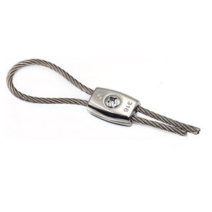 Pince pour câble métallique 304 316 Pince pour câble métallique Attache en acier inoxydable 1/8 3/16 Tendeur de câble métallique - Product Image 5