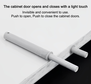 Loquet <span class=keywords><strong>de</strong></span> <span class=keywords><strong>porte</strong></span> magnétique moderne à ouverture par pression, dispositif <span class=keywords><strong>de</strong></span> rebond, <span class=keywords><strong>amortisseur</strong></span> <span class=keywords><strong>de</strong></span> <span class=keywords><strong>porte</strong></span> à ouverture par pression, installation facile pour salle <span class=keywords><strong>de</strong></span> bain, salon - Product Image 3