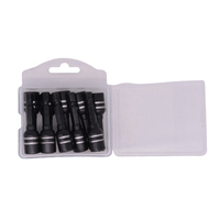 Jeu de tournevis à écrous magnétiques 8mm 10mm 5/16 "3/8" Adaptateur de douille Foret hexagonal