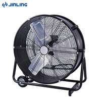 Ventilateur à tambour industriel à air de refroidissement inclinable robuste de 24''