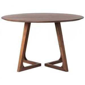 Solid Wood Round <strong>Dining</strong> <strong>Table</strong> Simple Leisure Negotiation <strong>Table</strong> <strong>and</strong> <strong>Chair</strong> Combination Cafe Business Reception <strong>Small</strong> Round <strong>Table</strong> - Product Image 5