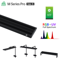 WEEKAQUA Lumière d'aquarium à spectre complet M600, écologique, à intensité variable, en métal, pour plantes aquatiques, pour aquarium d'eau douce et plantation
