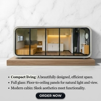 Hôtel-capsule Apple intégré en acier galvanisé fabriqué sur mesure pour le tourisme
