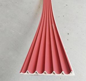 Panneau mural cannelé intérieur en PVC, marbre blanc, bois, panneau mural 3D, panneaux WPC, revêtement mural, fabricants de Foshan - Product Image 3