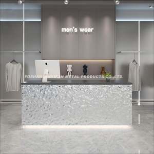 Mesa Redonda de Acero Inoxidable de Lujo Moderno EX282, Barra de Bar para Alquiler en Bodas y Eventos - Product Image 4