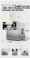 Nouvelle machine à glace en flocons pour Bingsu et desserts aux fruits et au lait, haute productivité, usage commercial