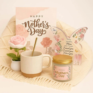 Set de Regalo <span class=keywords><strong>para</strong></span> el Día de la Madre Lunaire, Manta Acogedora, Vela Aromática, Decoración Acrílica, Caja de Regalo <span class=keywords><strong>para</strong></span> la Relajación de Mamá, Regalos de Cumpleaños <span class=keywords><strong>para</strong></span> Mujeres - Product Image 6