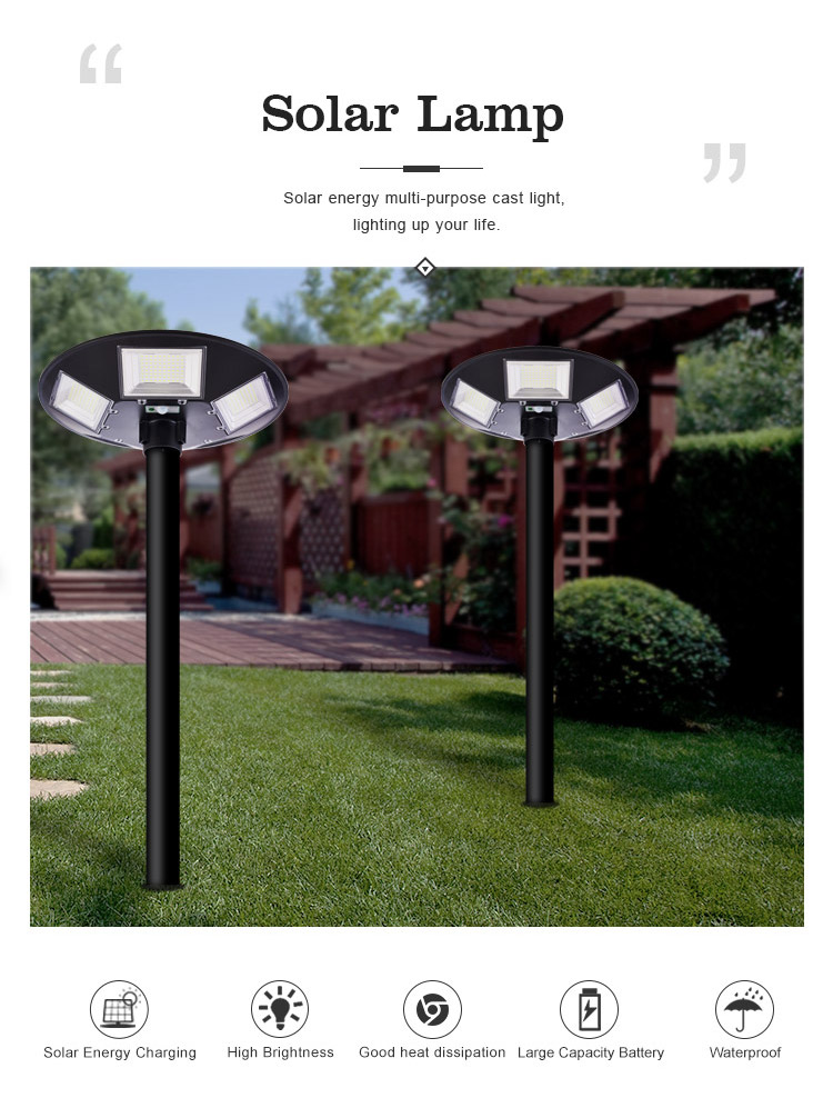 Split Round Ufo Cob Solar Street Light Pole Solar Led - Solar Street Light - 1