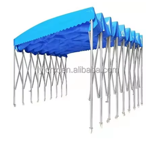 Tentes industrielles pliables à toit rétractable, auvent de <span class=keywords><strong>garage</strong></span>, auvent coulissant, tentes tunnel rétractables pour entrepôt – Fournisseur d'usine - Product Image 2