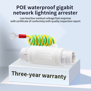 IP66 RJ45กลางแจ้ง POE กิกะบิตกันน้ำป้องกันไฟกระชากเครือข่าย5KA DC12V-57V สำหรับระบบกล้องวงจรปิด - Product Image 3