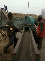 Déchiqueteuse à bois à disque haute capacité avec moteur et composants principaux de grande capacité