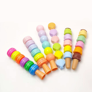 GF Phim Hoạt Hình Dễ Thương Highlighter Bút Stackable Kawaii Đánh Dấu Bút Hoa Hình Dạng Trẻ Em Mini Tô Màu Cho Văn Bản Vẽ Nguồn Cung Cấp - Product Image 2