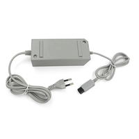 Câble d'alimentation secteur pour Nintendo Wii, prise US EU UK (non compatible avec Nintendo Wii U)